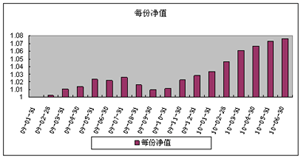 中信理財之債券增值1號(理財編號：P08D40101)2010年6月投資公告