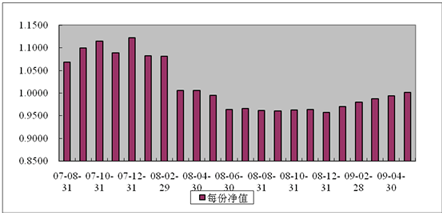 中信理財之基金計劃2號(理財編號：P07850101)2009年5月投資公告