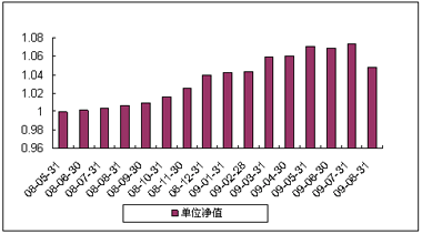 中信理財之穩健配置投資計劃0801號（理財編號：P08140101）2009年8月投資公告