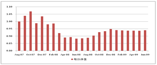中信理財之基金計劃4號（理財編碼：P07940101）2009年6月投資公告