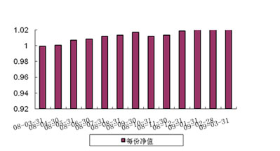中信理財之基金計劃10號（理財編碼：P08050101）2009年3月投資公告