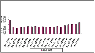 中信理財之基金計劃8號（理財編碼：P07C30101）2009年7月投資公告