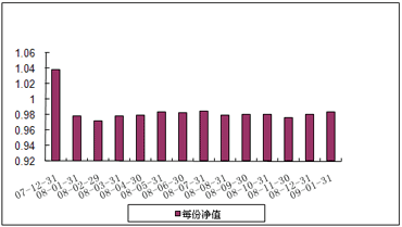 中信理財之基金計劃8號（理財編碼：P07C30101）2009年1月投資公告