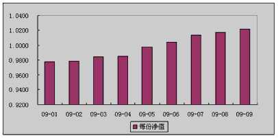 中信理財之雙盈計劃3號（展期）（理財編碼：P07900101）2009年9月投資公告