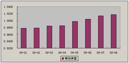 中信理財之雙盈計劃3號（理財編碼：P07900101）2009年8月投資公告