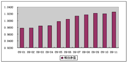 中信理財之雙盈計劃3號（理財編碼：P07900101）2009年11月投資公告