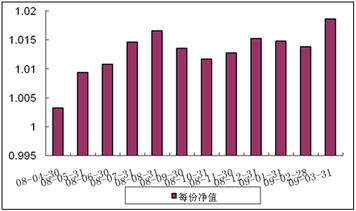 中信理財之雙盈計劃10號（理財編號：P08100101）2009年3月投資公告