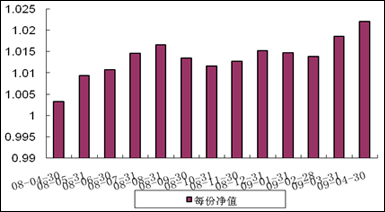 中信理財之雙盈計劃10號（理財編號：P08100101）2009年4月投資公告
