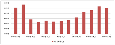 中信理財之雙盈計劃8號（理財編碼：P07E20101）2009年1月投資公告
