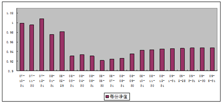 中信理財之雙盈計劃6號（理財編號：P07B20101）2009年5月投資公告