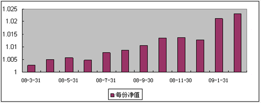 中信理財之雙盈計劃9號(理財編號：P08030101)2009年2月投資公告