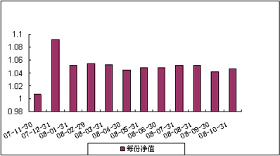 中信理財之雙盈計劃6號（理財編號：P07B20101）2008年10月收益公告