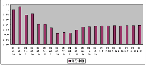 中信理財之雙盈計劃7號（理財編碼：P07B90101）2009年7月投資公告